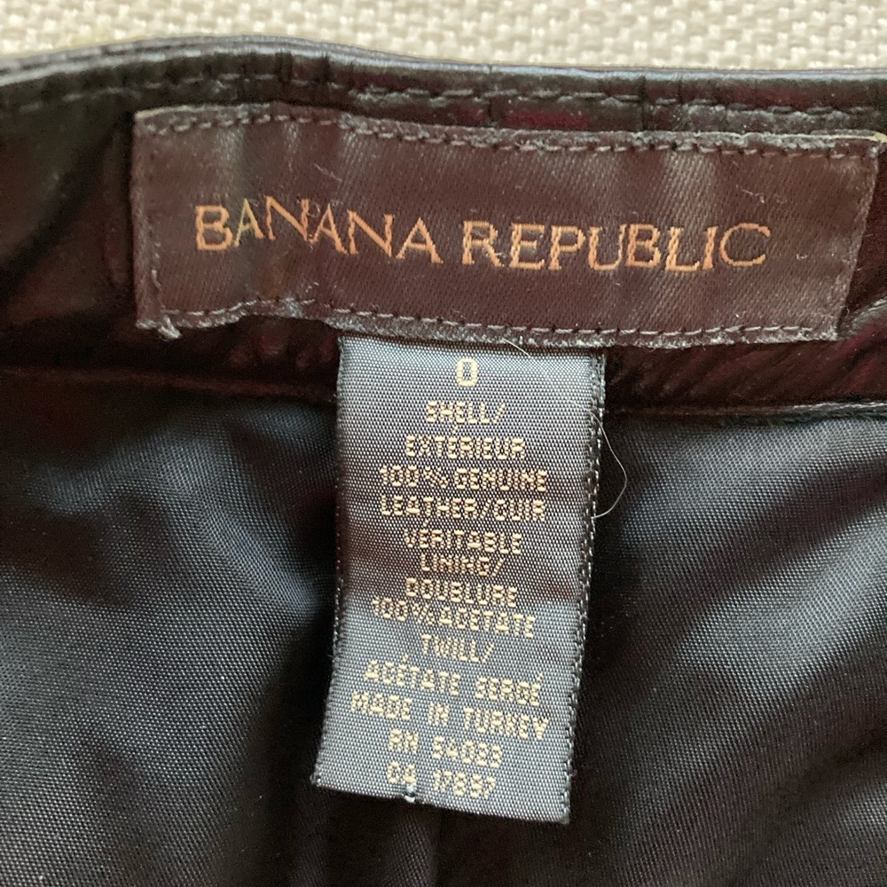 Banana Republic Genuine leather pants - Picture 4 of 5